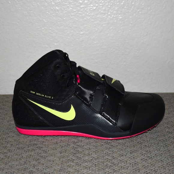 Nike Zoom Javelin Elite 3 Mens 11 Black Pink NWOB Track Field Spikes AJ8119 main image 8